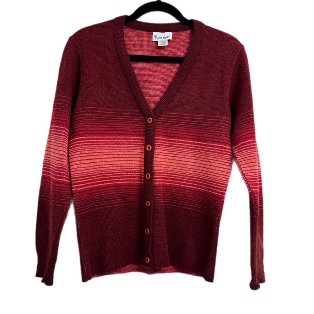 Vintage John Meyer Striped Acrylic Sweater Union tag